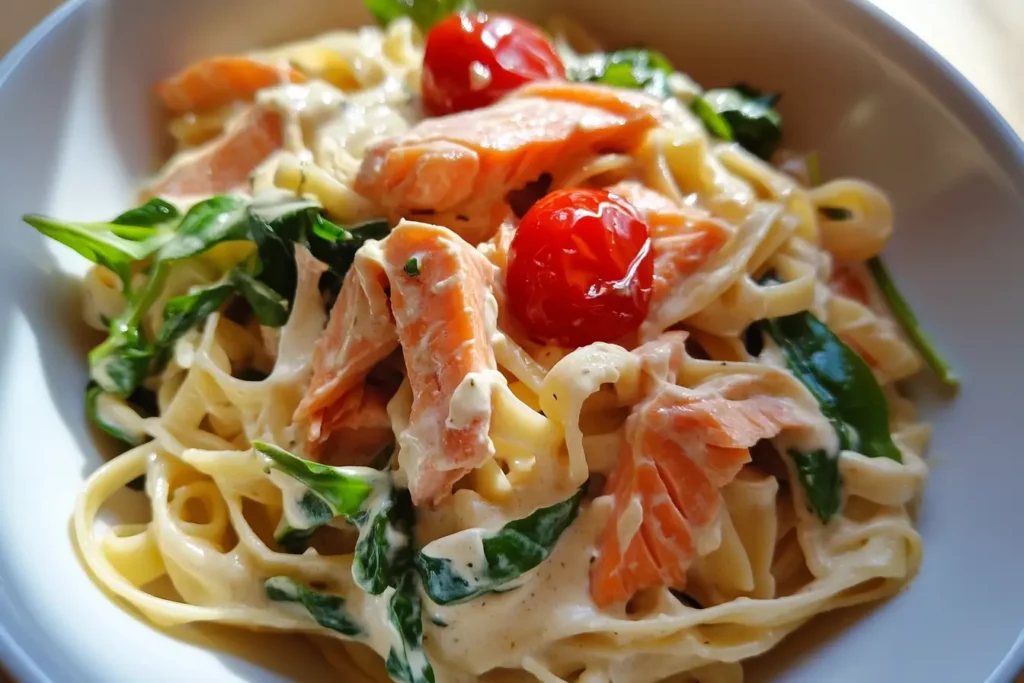salmon cream cheese pasta