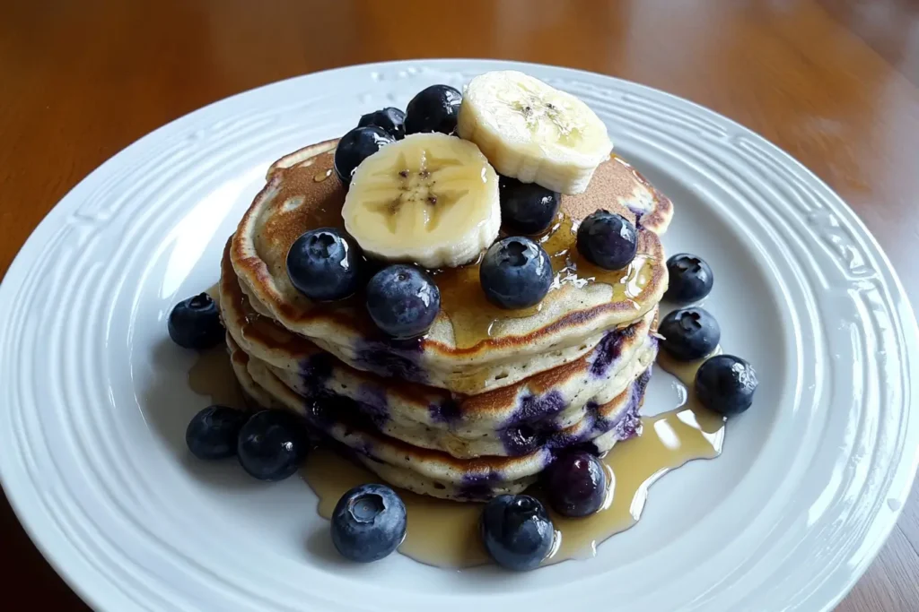 banana blueberry pancakes