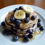 banana blueberry pancakes